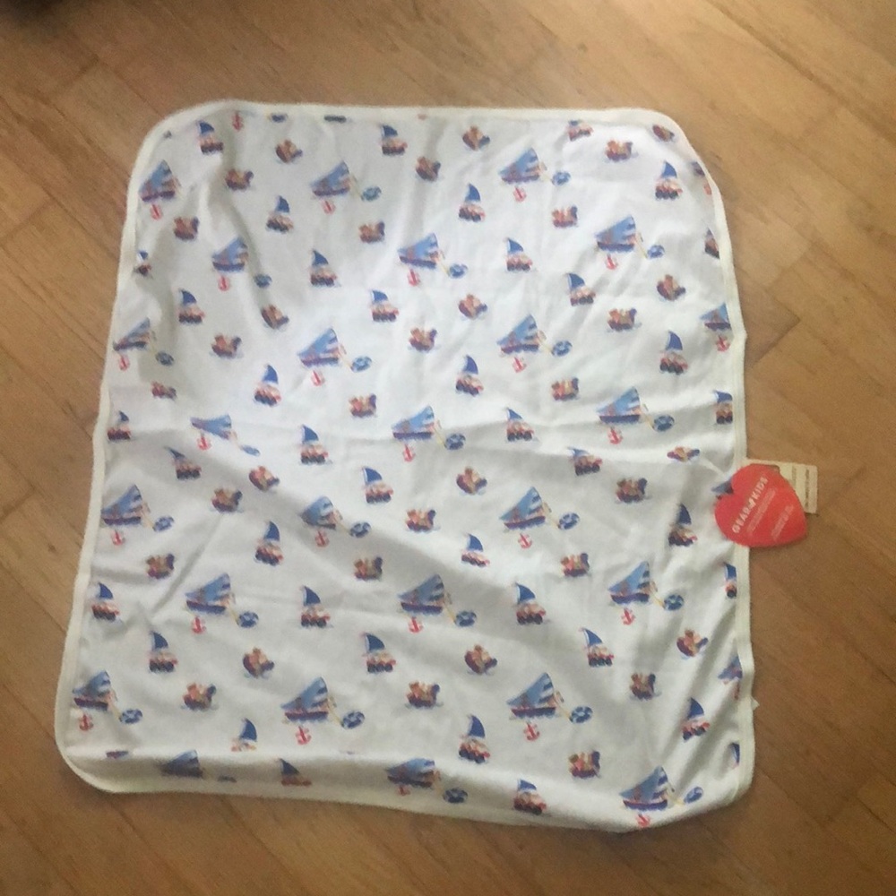 Sailboat Pattern Baby Blanket